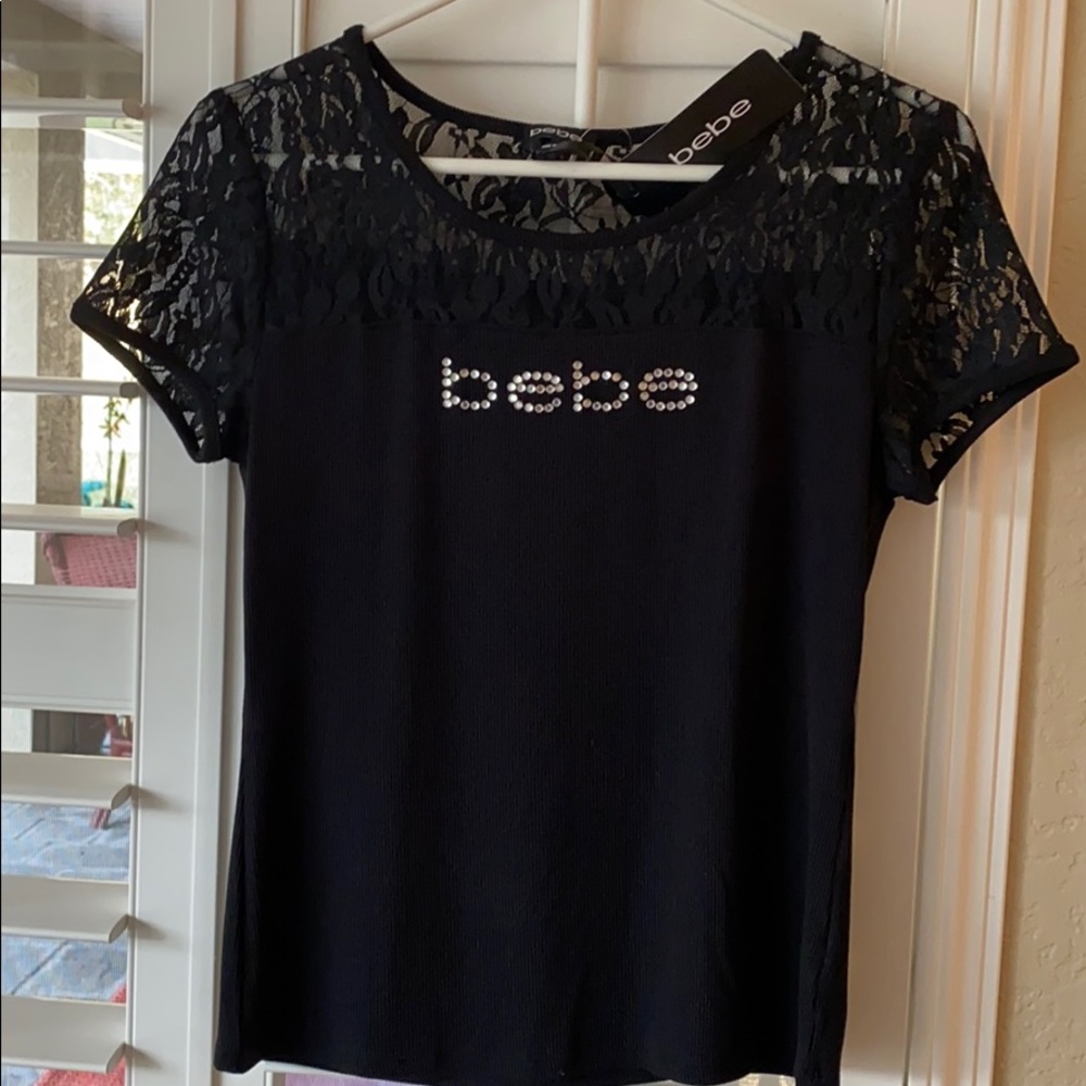 Bebe black shirt